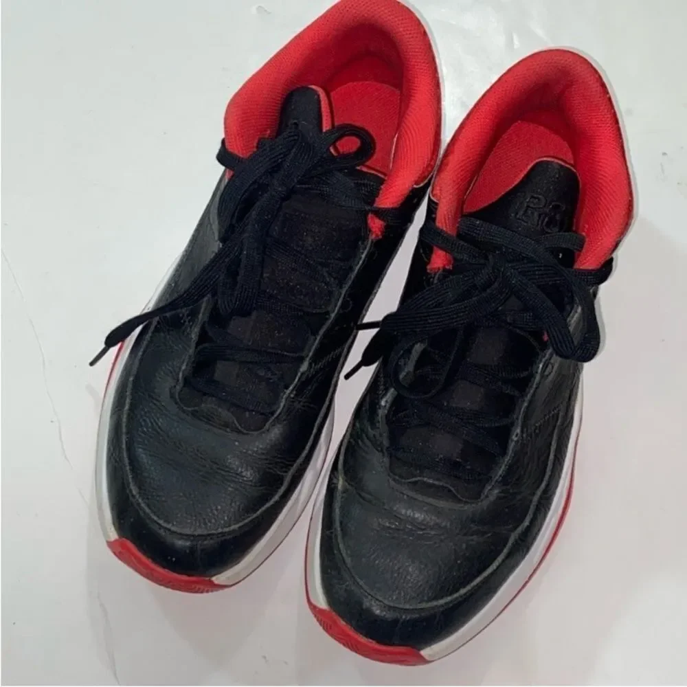 Air Jordan Black and Red Sneakers Size 12 US